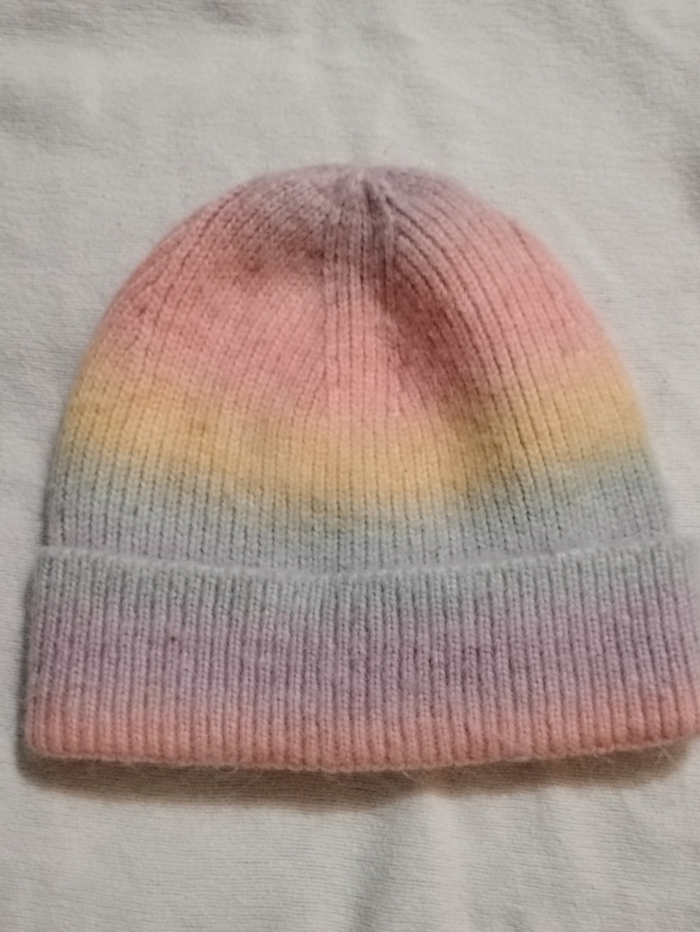 Pastel Rainbow Beanie
